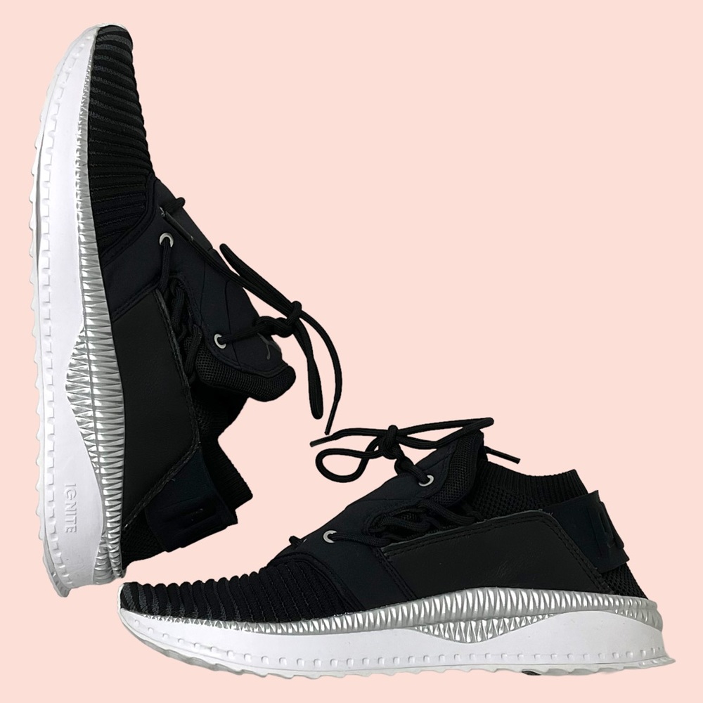 Puma Ignite Black Silver White Sneakers - Size 10 - Worn Once-In Great Condition